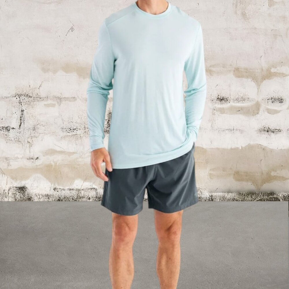Free Fly NWT Men's Breeze Short – 8" in Storm Cloud Size XL